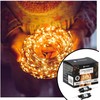 Springos LED kalėdinė girlianda, 300 mikro LED, 8 režimų, šiltai balta, 33 m