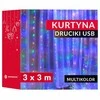 Šviesos užuolaida Springos 300 LED 3x3 m su nuotoliniu valdymu
