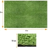Springos Dirbtinės žolės ritinys 2x5 m žalias kilimas terasai balkonui sodui 10 mm