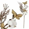 Dekoratyvinė šakelė su medvilnės kamuoliuku Springos, 37 cm