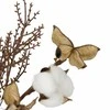 Dekoratyvinė šakelė su medvilnės kamuoliuku Springos, 37 cm
