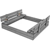 Springos Premium medinė smėlio dėžė SBP120SET01X 120 x 120 cm komplektas