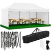 Springos Sodo palapinė 3 x 6 m, balta