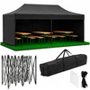 Springos Sodo palapinė 3 x 6 m, juoda (GP0008)