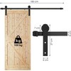Stumdomų durų sistema Springos, 183 cm, iki 100 kg