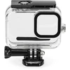 Springos Veiksmo kameros povandeninis korpusas, GoPro Hero 9–13, iki 45 m, skaidrus, 9 × 8,5 × 4,5 cm