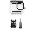 Springos Veiksmo kameros povandeninis korpusas, GoPro Hero 9–13, iki 45 m, skaidrus, 9 × 8,5 × 4,5 cm