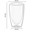 Stiklinė Springos HA7350 dvisienė 480 ml