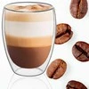 Springos Stiklinis puodelis dvisienis 350 ml