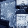 Kalėdinė girlianda Springos 300 micro LED, 3x3 m, šaltai balta