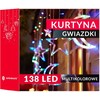 Šviesos užuolaida Springos 138 LED žvaigždės ir mėnuliai CL4135