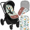 Vežimėlio įdėklas Springos SB0057 37x78 cm dvipusis