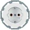 Elektros lizdas Berker R.1/R.3, Elektros lizdo tipas 45°, Spalva Balta