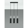 Sollux Lighting Sollux Pakabinamas šviestuvas BORGIO 3 juodas