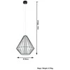 Sollux Lighting Sollux Pakabinamas šviestuvas DEMI juodas