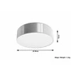Lubinis šviestuvas Sollux Lighting Sollux Plafonas ARENA 35 pilkas