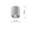 Lubinis šviestuvas Sollux Lighting Sollux Plafonas CULLO