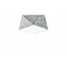 Lubinis šviestuvas Sollux Lighting Sollux Plafonas HEXA 25 sidabro