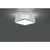 Lubinis šviestuvas Sollux Lighting Sollux Plafonas HEXA 25 sidabro