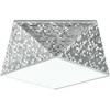 Lubinis šviestuvas Sollux Lighting Sollux Plafonas HEXA 25 sidabro