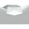 Lubinis šviestuvas Sollux Lighting Sollux Plafonas HEXA 35 baltas