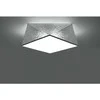 Lubinis šviestuvas Sollux Lighting Sollux Plafonas HEXA 35 sidabro