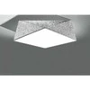 Lubinis šviestuvas Sollux Lighting Sollux Plafonas HEXA 45 sidabro