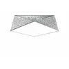 Lubinis šviestuvas Sollux Lighting Sollux Plafonas HEXA 45 sidabro