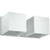 Sollux Lighting Sollux Sieninis šviestuvas QUAD 2 baltas
