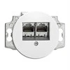 Thpg LAN/TV/USB lizdai porceliano serijai, Lizdo tipas 2x RJ45 Cat6A