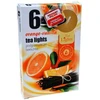Admit Arbatinės kvepiančios žvakutės Oranžinis Vanilla 6vnt