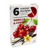 Admit Arbatinės kvepiančios žvakutės Vanilla & Cherry 6vnt