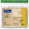 Higieniniai vatos pagaliukai SEPTONA ecolife 100vnt