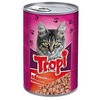 Konservuotas kačių ėdalas TROPI su jautiena 415g