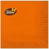 Silken Stalo servetėlės ORANŽINĖ 33x33, 3 sluoksniai, 20vnt