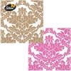 Silken Stalo servetėlės Decor Damaskas 33*33cm, 3 sluoksniai, 18vnt