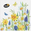 Silken Stalo servetėlės Decor Narcizai 33x33cm, 2 sluoksniai, 16vnt