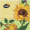 Silken Stalo servetėlės Decor Saulėgrąža 33x33cm, 3 sluoksniai 18vnt