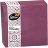 Silken Stalo servetėlės vienspalvės BORDO 33x33cm, 2 sluoksniai 50vnt