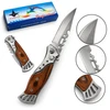 Sulankstomas kišeninis peiliukas rudas 16cm 4984-1