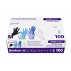 Vienkartinės nitrilinės pirštinės TOPGLOVE 5.0g, M dydis, mėlynos spalvos 100vnt
