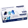 Vienkartinės nitrilinės pirštinės TOPGLOVE M dydis, mėlynos spalvos 100vnt