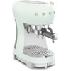 Kavos Aparatas - SMEG ECF02PGEU 15-Bar Pusiau automatinis Espresso Aparatas su Garų Antgaliu Žalia