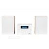 Muzikinis centras Thomson Micro garso sistema BT, radijas FM/CD/MP3/USB, medžio apdaila, balta.