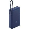 „Xiaomi 33W Power Bank“ (integruotas laidas) | 20000 mAh | USB-C/USB-C laidas/USB-A | Mėlyna