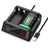 2x 2650 mah akumuliatoriai xbox series pultams ir įkroviklis