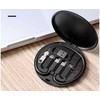 Adapteris 4in1 USB-C kabelis su mikro ir Lightning 60W