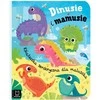 Aksjomat Knyga sensoryczna Dinusie i mamusie KS1051 – interaktyvi dinozaurų knygelė