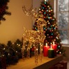 Apšviestas elnias LED dekoracija 37 cm
