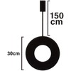 None Apšviestas kalėdų vainikas 30 cm su 20 LED
